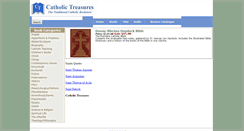 Desktop Screenshot of catholictreasures.com